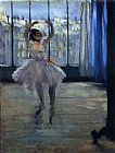 Dancer At The Photographer's Studio by Edgar Degas